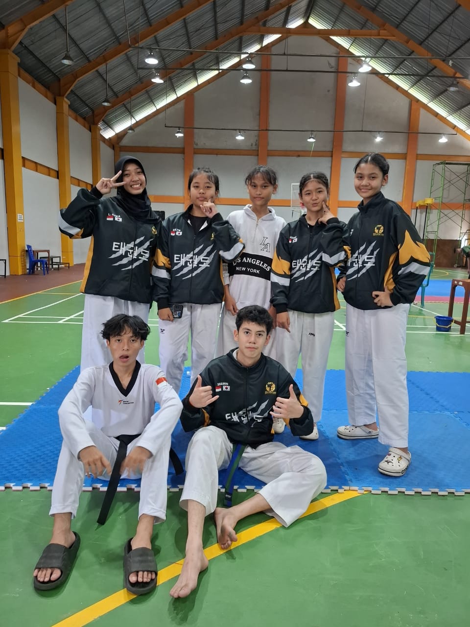 Atlet Golden Era Team turut serta memeriahkan seleksi atlet POPDA DIY 2025 Golden Era Taekwondo Academy