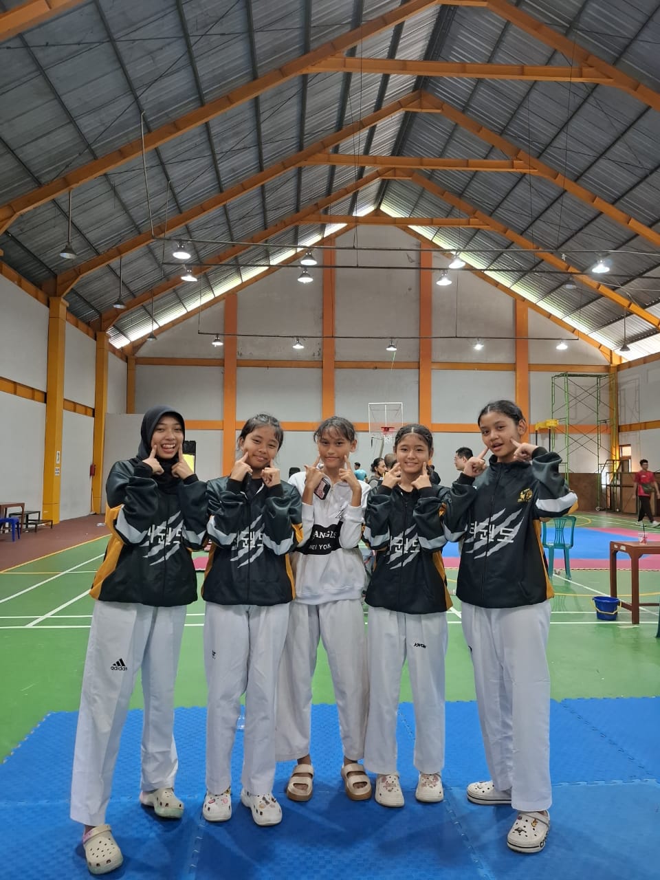 Atlet Golden Era Team turut serta memeriahkan seleksi atlet POPDA DIY 2025 Golden Era Taekwondo Academy